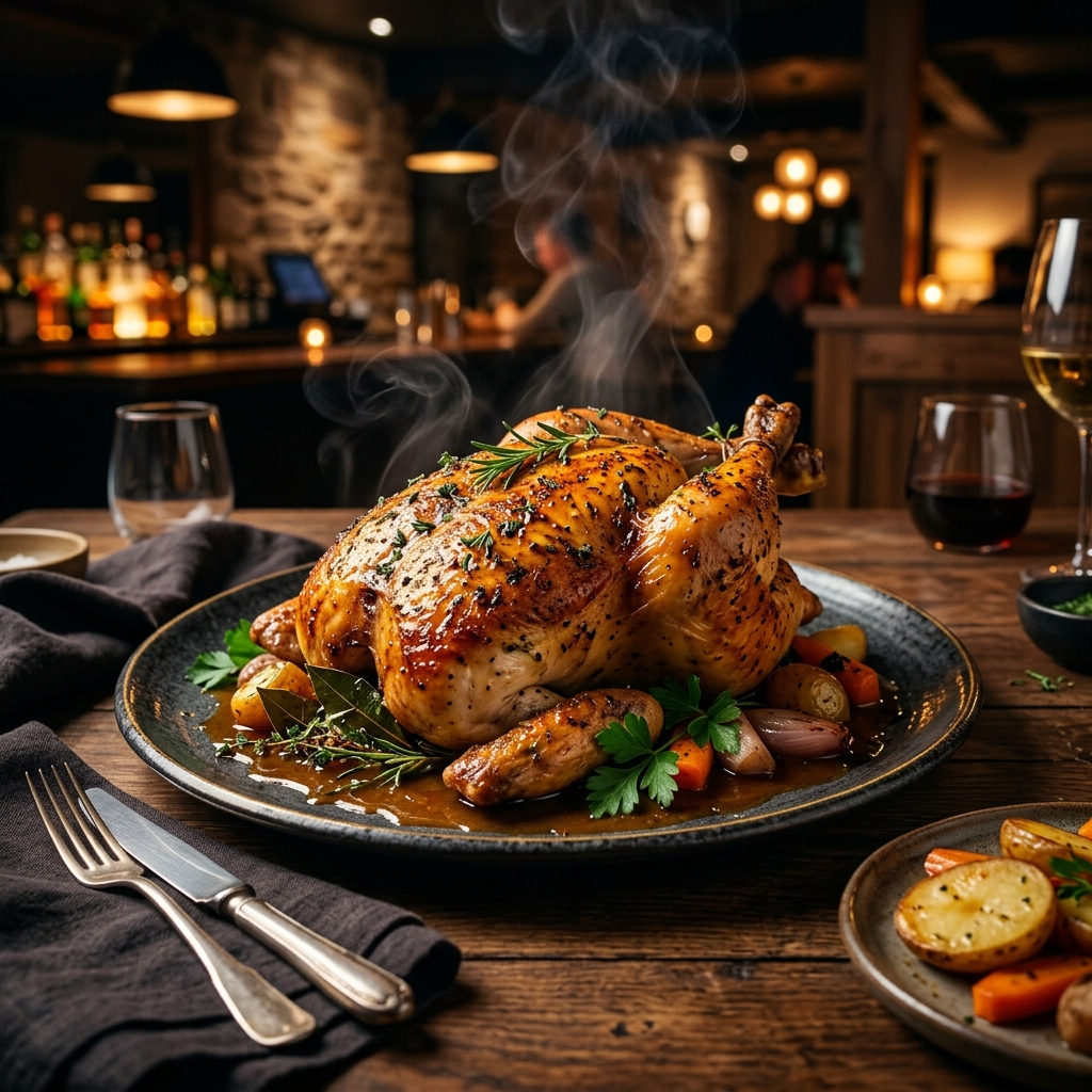 Pollo al Coñac
